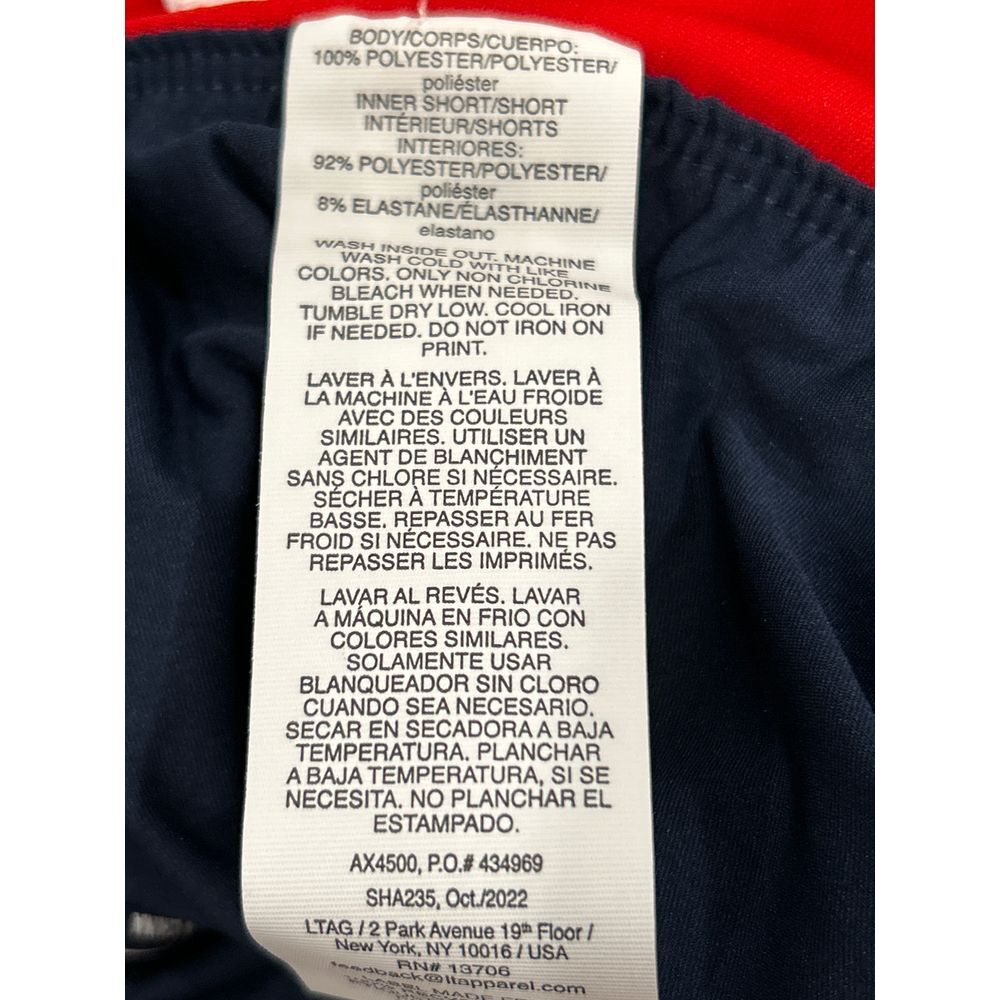 Adidas Girls Red White and Blue Skirt with Side Stripes‎ Size L(14) - Picture 7 of 7